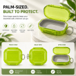 Magic Box Earphone Case For Apple Wireless Earphones | Fashionable Full-Cover Anti-Fall Protective Cover | Shockproof, Scratch-Resistant Earbuds Case &ndash; Pure Green | iCare