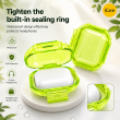 Magic Box Earphone Case For Apple Wireless Earphones | Fashionable Full-Cover Anti-Fall Protective Cover | Shockproof, Scratch-Resistant Earbuds Case &ndash; Pure Green | iCare