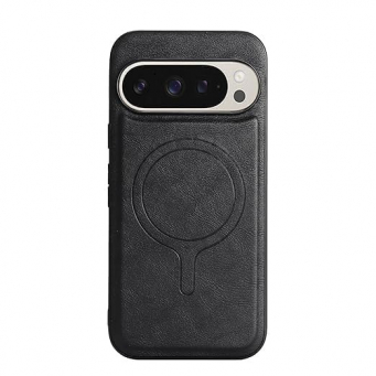 Google Pixel 11, Pixel 11 Pro &amp; Pixel 11 Pro XL Magnetic PU Leather Case, Anti-Scratch &amp; Anti-Fingerprint Finish, Raised Camera &amp; Screen Protection &ndash; Google Pixel 11 Black | iCare