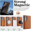 Samsung Galaxy Z Fold 8 Magnetic Case | Cowhide Texture PU Leather Coated PC Cover | Shockproof Protective Case with MagSafe Wireless Charging Support &ndash; Brown | iCare