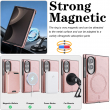 Samsung Galaxy Z Fold 8 Magnetic Case | Cowhide Texture PU Leather Coated PC Cover | Shockproof Protective Case with MagSafe Wireless Charging Support &ndash; Rose Gold | iCare