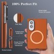 Samsung Galaxy Z Fold 8 Magnetic Case | Carbon Fiber Texture Shockproof Cover | MagSafe Wireless Charging Compatible | Premium Mobile Accessories &ndash; Brown | iCare