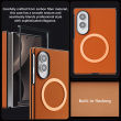 Samsung Galaxy Z Fold 8 Magnetic Case | Carbon Fiber Texture Shockproof Cover | MagSafe Wireless Charging Compatible | Premium Mobile Accessories &ndash; Brown | iCare