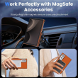 Samsung Galaxy Z Fold 8 Magnetic Case | Carbon Fiber Texture Shockproof Cover | MagSafe Wireless Charging Compatible | Premium Mobile Accessories &ndash; Brown | iCare