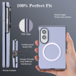 Samsung Galaxy Z Fold 8 Magnetic Case | Carbon Fiber Texture Shockproof Cover | MagSafe Wireless Charging Compatible | Premium Mobile Accessories &ndash; Grey | iCare