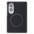Samsung Galaxy Z Fold 8 Magnetic Case | Carbon Fiber Texture Shockproof Cover | MagSafe Wireless Charging Compatible | Premium Mobile Accessories &ndash; Black | iCare