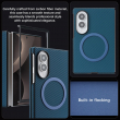 Samsung Galaxy Z Fold 8 Magnetic Case | Carbon Fiber Texture Shockproof Cover | MagSafe Wireless Charging Compatible | Premium Mobile Accessories &ndash; Blue | iCare