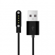 Fire-Boltt Talk BSW004 smartwatch 4 Pin Magnetic Charging Cable is designed. USB 2.0 male connector, magnetic 4-pin charging interface, 100 cm black cord | iCare