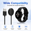 Google Pixel Watch 2 4-Pin Magnetic Charging Cable USB-A 1M Black | iCare