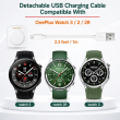 OnePlus Watch 3/2/2R Magnetic Charging Cable | USB Charging Dock with 100cm Cable | Fast &amp; Reliable Smartwatch Charger &ndash; White | iCare