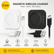 OnePlus Watch 3/2/2R Magnetic Charging Cable | USB Charging Dock with 100cm Cable | Fast &amp; Reliable Smartwatch Charger &ndash; Black | iCare
