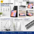 Samsung Galaxy Tab S9 / S9 FE / S10 FE / S10 Lite Clear Flip Case | Black Transparent Protective Cover | Slim Tablet Case &amp; Samsung Tablet Accessories &ndash; S9 Black | iCare