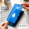 Tempered Glass For iPhone 12 Pro Max Screen Protector With Dustproof Earpiece Mesh. &ndash; Frame | iCare