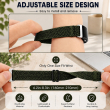 Fitbit Inspire 3 | Nylon Braided Elastic Sport Band | Soft Breathable Stretch Replacement Wristband,For Women &amp; Men, Comfortable Sports &amp; Daily Wear- Dark Green | iCare