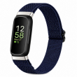 Fitbit Inspire 3 | Nylon Braided Elastic Sport Band | Soft Breathable Stretch Replacement Wristband,For Women &amp; Men, Comfortable Sports &amp; Daily Wear- Dark Blue | iCare