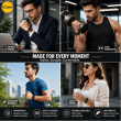 Fitbit Inspire 3 | Soft Removable Replacement Strap | Comfortable Adjustable Smartwatch Wristband, Durable Sport Band For Men &amp; Women- Black | iCare