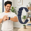 Fitbit Inspire 3 | Soft Removable Replacement Strap | Comfortable Adjustable Smartwatch Wristband, Durable Sport Band For Men &amp; Women- Dark Blue | iCare