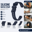Fitbit Inspire 3 | Soft Removable Replacement Strap | Comfortable Adjustable Smartwatch Wristband, Durable Sport Band For Men &amp; Women- Dark Blue | iCare