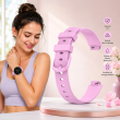 Fitbit Inspire 3 | Soft Removable Replacement Strap | Comfortable Adjustable Smartwatch Wristband, Durable Sport Band For Men &amp; Women- Purple | iCare