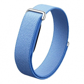 Google Fitbit Air | Nylon Sport Strap | Breathable Lightweight Adjustable Replacement Wristband, Comfortable Fitness Band for Men &amp; Women-Light Blue | iCare