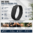 Google Fitbit Air | Nylon Sport Strap | Breathable Lightweight Adjustable Replacement Wristband, Comfortable Fitness Band for Men &amp; Women- Black | iCare