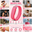 Google Fitbit Air | Nylon Sport Strap | Breathable Lightweight Adjustable Replacement Wristband, Comfortable Fitness Band for Men &amp; Women- Hot Pink | iCare