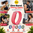 Google Fitbit Air | Nylon Sport Strap | Breathable Lightweight Adjustable Replacement Wristband, Comfortable Fitness Band for Men &amp; Women- Hot Pink | iCare