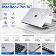 MacBook Pro 16-Inch M5 2025 A3428/A3429 | Clear Ultra-Thin Laptop Skin | Scratch-Resistant Protective Sticker Cover | Easy Apply &amp; Remove | iCare