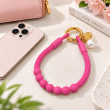 Silicone Necklace Phone Lanyard | Universal Smartphone Holder Strap | Soft Adjustable Anti-Drop Neck Cord, Ring Grip &amp; Hands-Free Phone Carrier | iCare