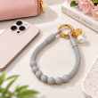 Silicone Necklace Phone Lanyard | Universal Smartphone Holder Strap | Soft Adjustable Anti-Drop Neck Cord, Ring Grip &amp; Hands-Free Phone Carrier | iCare