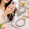 Silicone Necklace Phone Lanyard | Universal Smartphone Holder Strap | Soft Adjustable Anti-Drop Neck Cord, Ring Grip &amp; Hands-Free Phone Carrier | iCare