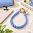 Silicone Necklace Phone Lanyard | Universal Smartphone Holder Strap | Soft Adjustable Anti-Drop Neck Cord, Ring Grip &amp; Hands-Free Phone Carrier | iCare