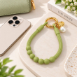 Silicone Necklace Phone Lanyard | Universal Smartphone Holder Strap | Soft Adjustable Anti-Drop Neck Cord, Ring Grip &amp; Hands-Free Phone Carrier | iCare