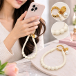 Silicone Necklace Phone Lanyard | Universal Smartphone Holder Strap | Soft Adjustable Anti-Drop Neck Cord, Ring Grip &amp; Hands-Free Phone Carrier | iCare