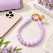 Silicone Necklace Phone Lanyard | Universal Smartphone Holder Strap | Soft Adjustable Anti-Drop Neck Cord, Ring Grip &amp; Hands-Free Phone Carrier | iCare