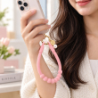 Silicone Necklace Phone Lanyard | Universal Smartphone Holder Strap | Soft Adjustable Anti-Drop Neck Cord, Ring Grip &amp; Hands-Free Phone Carrier | iCare