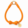 Silicone Bow Phone Lanyard | Adjustable Mobile Phone Strap with Pop Holder &amp; Loop | Anti-Drop Hands-Free Neck Strap-Orange | iCare
