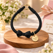 Silicone Bow Phone Lanyard | Adjustable Mobile Phone Strap with Pop Holder &amp; Loop | Anti-Drop Hands-Free Neck Strap-Black | iCare