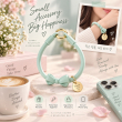 Silicone Bow Phone Lanyard | Adjustable Mobile Phone Strap with Pop Holder &amp; Loop | Anti-Drop Hands-Free Neck Strap-Pista | iCare