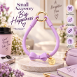 Silicone Bow Phone Lanyard | Adjustable Mobile Phone Strap with Pop Holder &amp; Loop | Anti-Drop Hands-Free Neck Strap-Light Purple | iCare
