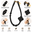 Silicone Flower Phone Lanyard | Adjustable Mobile Strap with Pop Holder &amp; Loop | Anti-Drop Hands-Free Phone Strap | iCare
