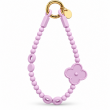 Silicone Flower Phone Lanyard | Adjustable Mobile Strap with Pop Holder &amp; Loop | Anti-Drop Hands-Free Phone Strap | iCare