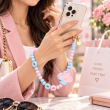 Silicone Flower Phone Lanyard | Adjustable Mobile Strap with Pop Holder &amp; Loop | Anti-Drop Hands-Free Phone Strap | iCare
