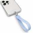 Silicone Neon Phone Lanyard | Adjustable Mobile Phone Strap with Pop Holder &amp; Loop | Anti-Drop Hands-Free Neck Strap-Blue | iCare