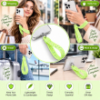 Silicone Neon Phone Lanyard | Adjustable Mobile Phone Strap with Pop Holder &amp; Loop | Anti-Drop Hands-Free Neck Strap-Green | iCare