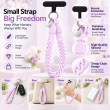 Silicone Strings Circle Rings Mobile Phone Strap with Pop Holder &amp; Loop | Anti-Drop Neck Strap For Smartphones | iCare