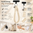 Silicone Strings Circle Rings Mobile Phone Strap with Pop Holder &amp; Loop | Anti-Drop Neck Strap For Smartphones | iCare