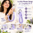 Silicone Strings Circle Rings Mobile Phone Strap with Pop Holder &amp; Loop | Anti-Drop Neck Strap For Smartphones | iCare
