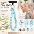 Silicone Strings Circle Rings Mobile Phone Strap with Pop Holder &amp; Loop | Anti-Drop Neck Strap For Smartphones | iCare