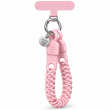 Silicone Strings Circle Rings Mobile Phone Strap with Pop Holder &amp; Loop | Anti-Drop Neck Strap For Smartphones | iCare